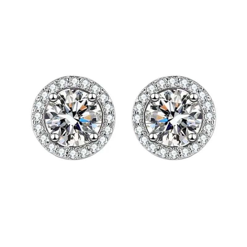 Auravanta™ Moissanite Stud Earrings