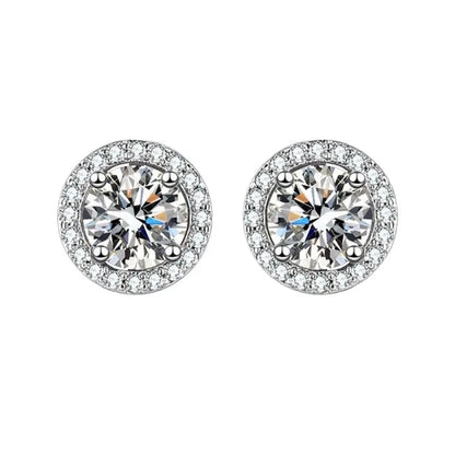 Auravanta™ Moissanite Stud Earrings