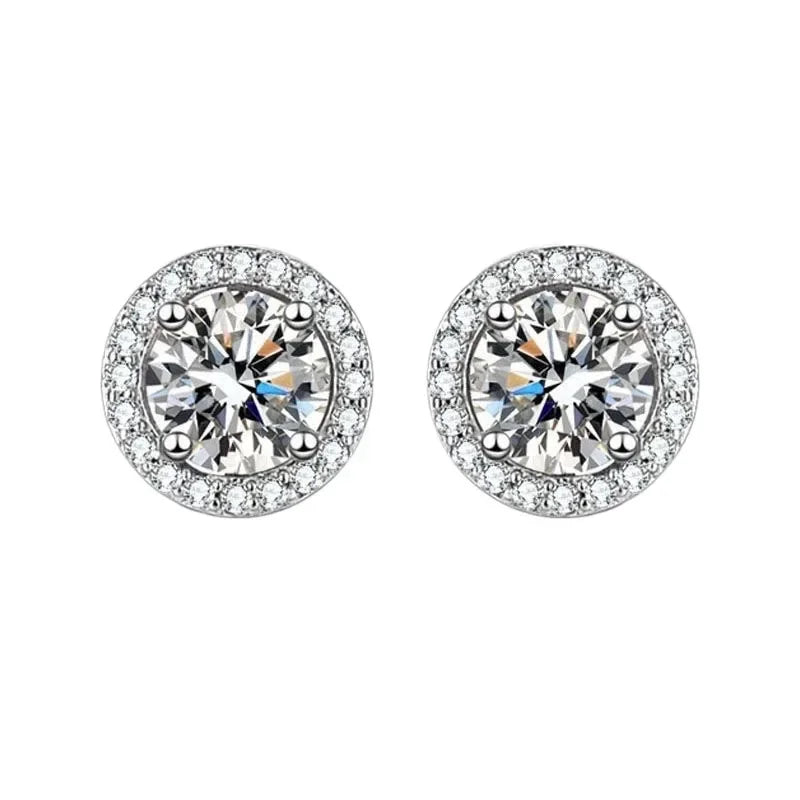 Auravanta™ Moissanite Stud Earrings