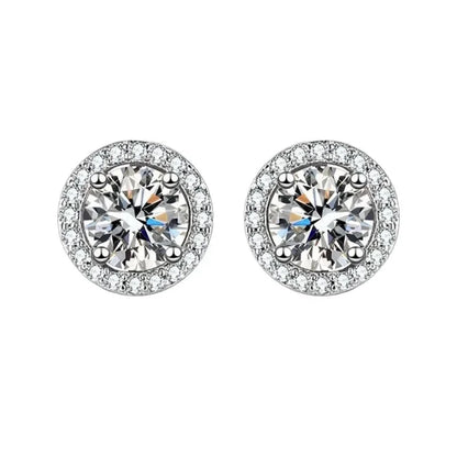 Auravanta™ Moissanite Stud Earrings