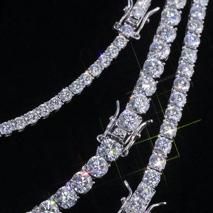 Auravanta™ Diamond-Tested Moissanite Tennis Chain