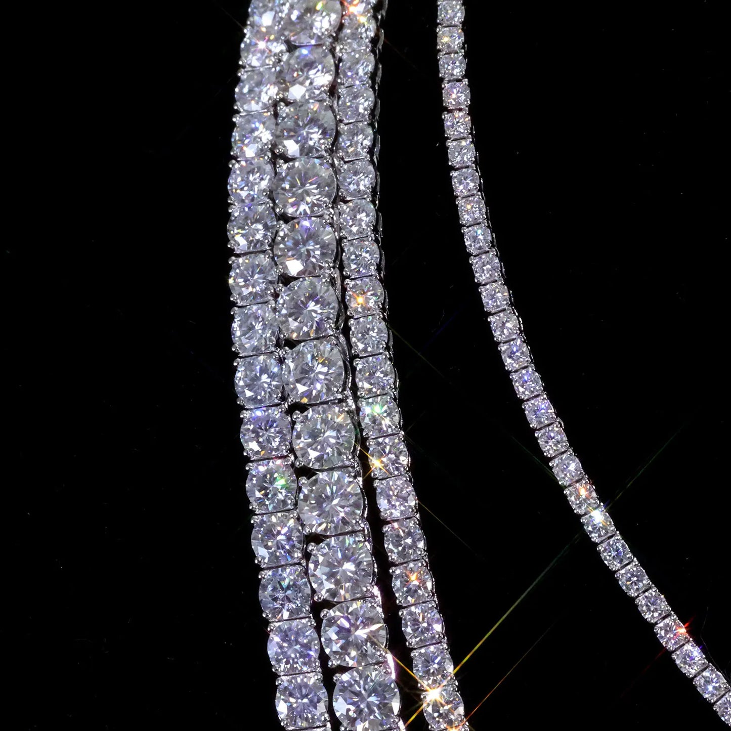 Auravanta™ Diamond-Tested Moissanite Tennis Chain