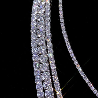 Auravanta™ Diamond-Tested Moissanite Tennis Chain