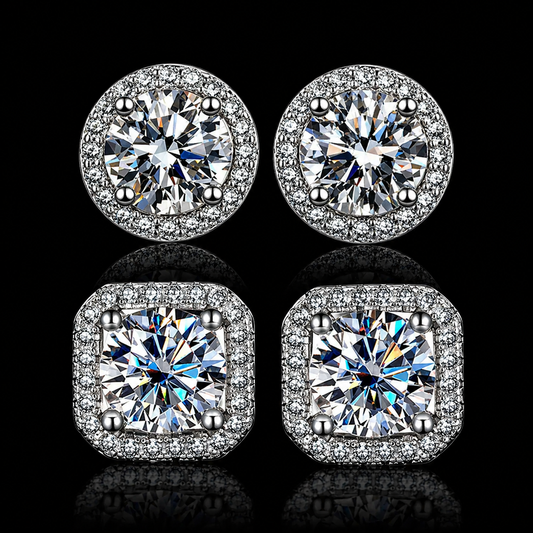 Auravanta™ Moissanite Stud Earrings