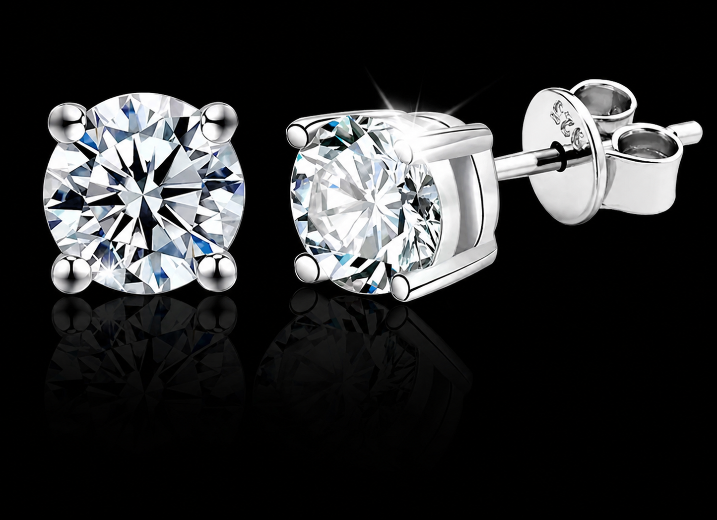 Auravanta™ Moissanite Earrings 0.5ct